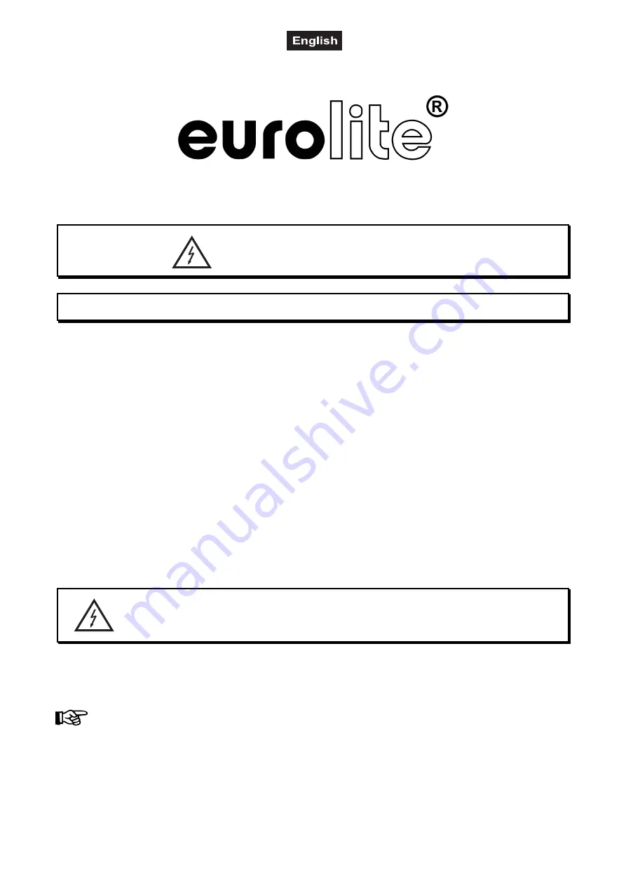 EuroLite LED ML-20 User Manual Download Page 9