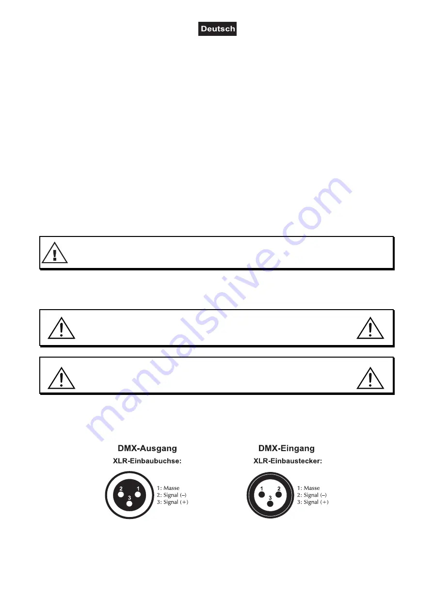 EuroLite LED PST-15W QCL DMX Spot User Manual Download Page 8