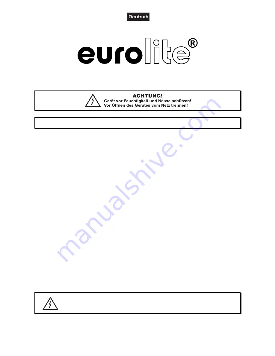 EuroLite LED PST-3W User Manual Download Page 3