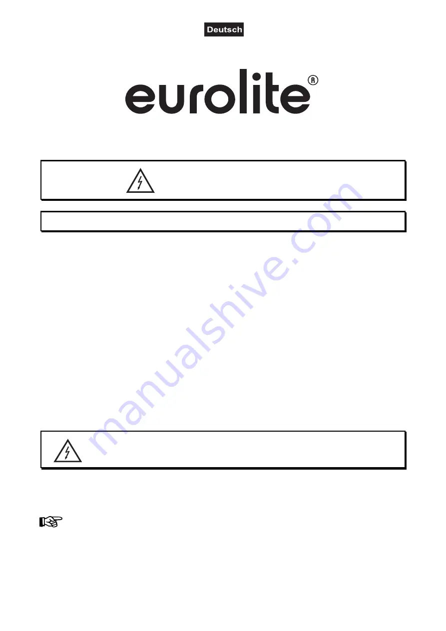 EuroLite LED SLS-6 User Manual Download Page 4