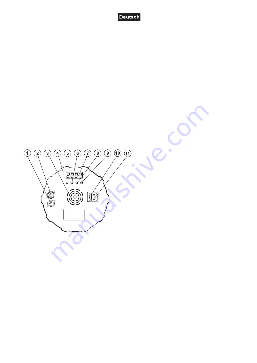 EuroLite LED SLS-9 QCL 9x10W RGBW Floor Spot User Manual Download Page 6