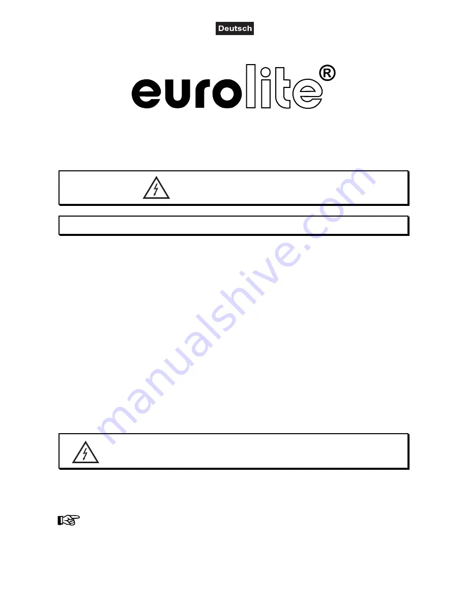 EuroLite LED Theatre 36x3W CW/WW User Manual Download Page 3