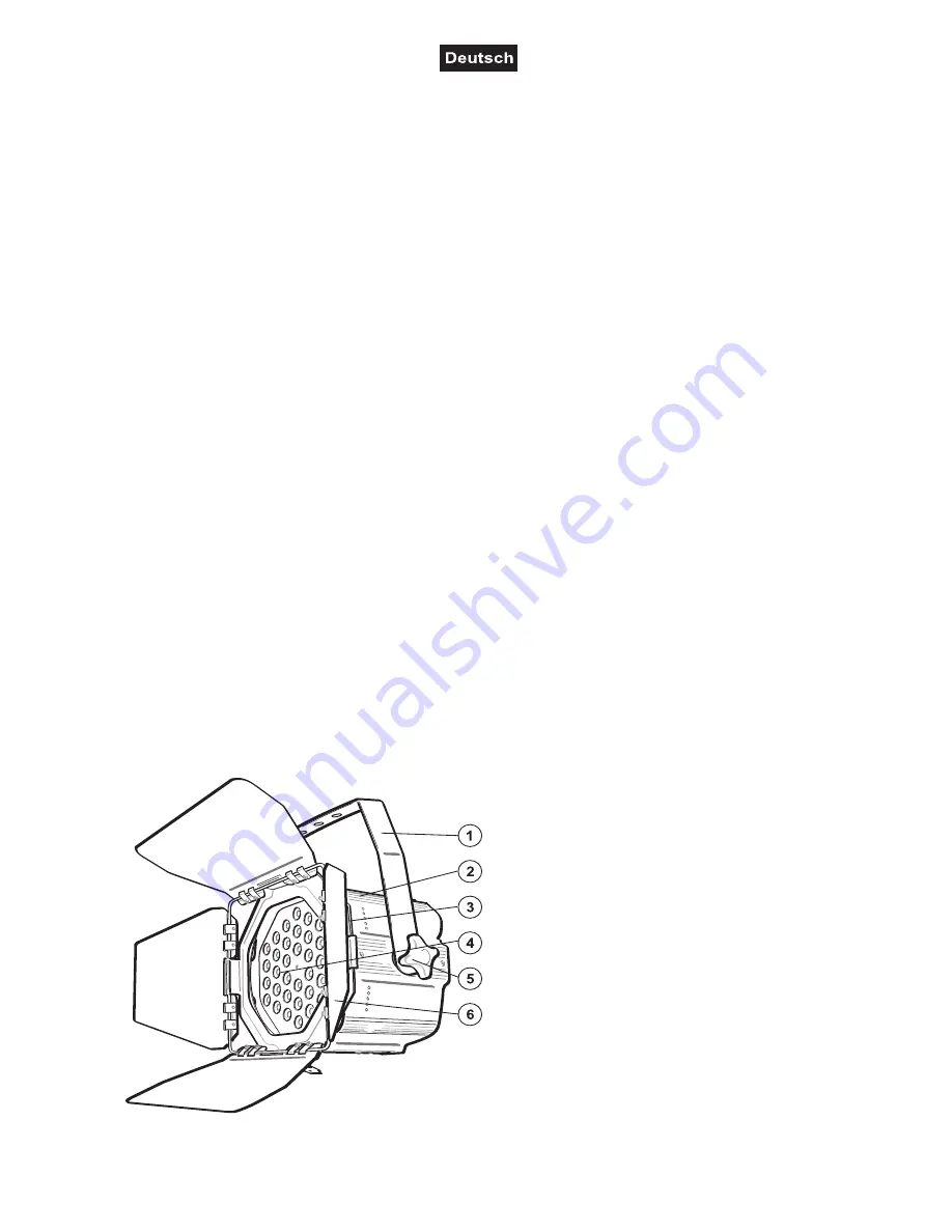 EuroLite LED Theatre 36x3W CW/WW User Manual Download Page 6