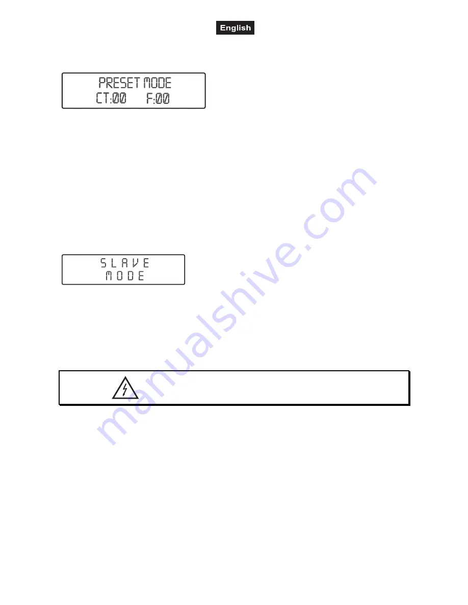 EuroLite LED Theatre 36x3W CW/WW User Manual Download Page 21