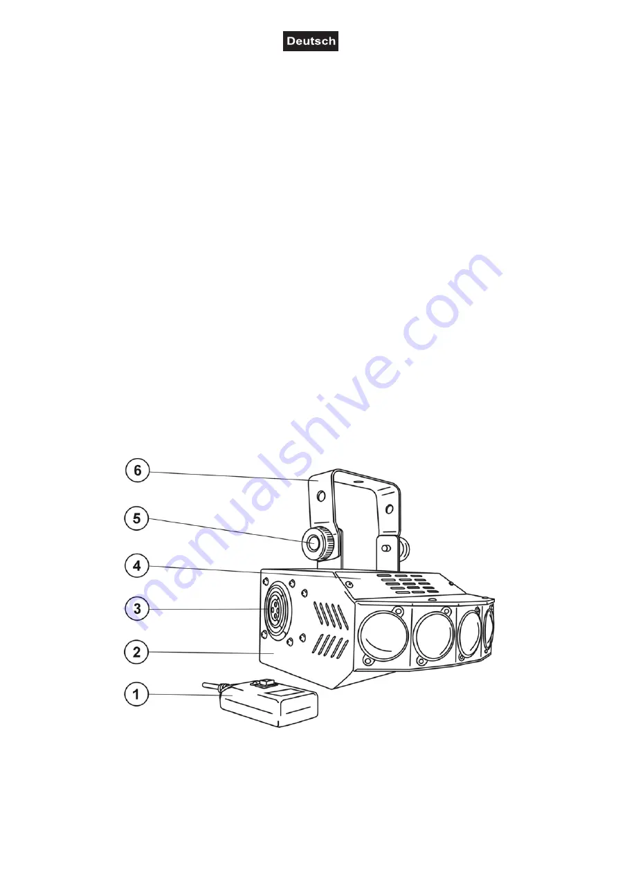 EuroLite Lighting Effect BS-40 Скачать руководство пользователя страница 6