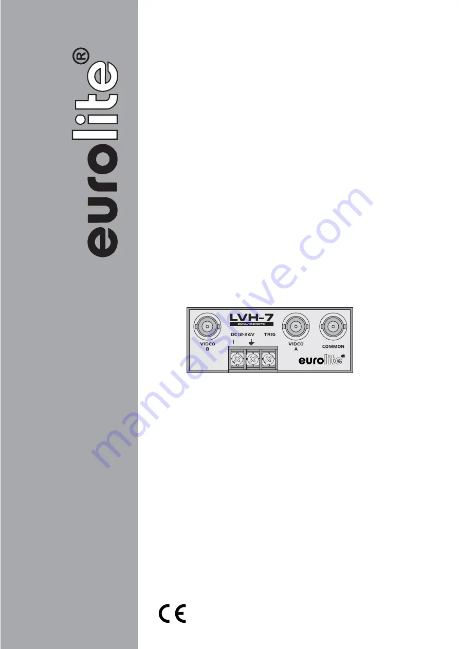 EuroLite LVH-7 Скачать руководство пользователя страница 1