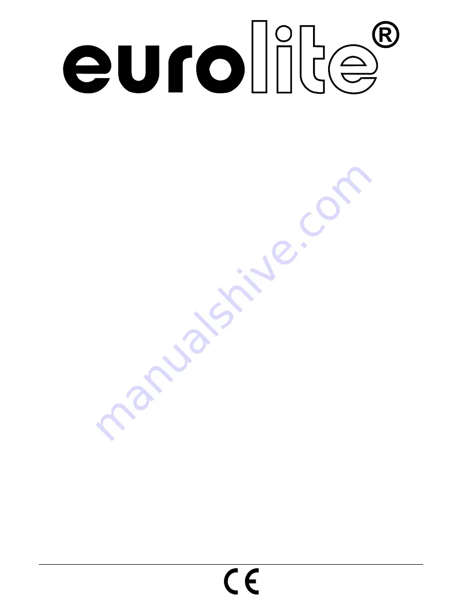 EuroLite ML-575E User Manual Download Page 1