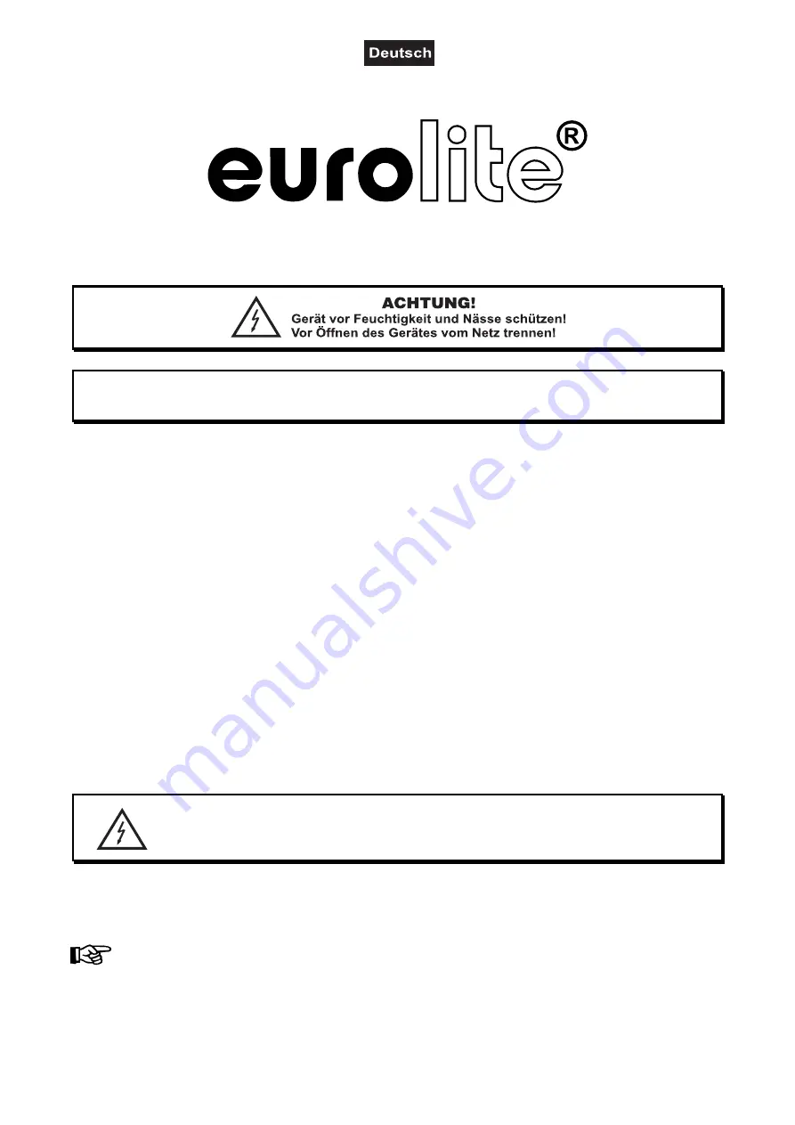 EuroLite Orchestra stand light User Manual Download Page 3