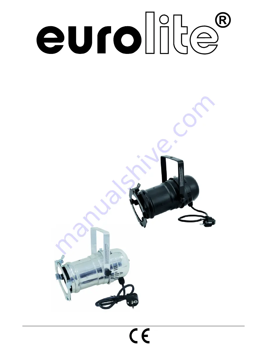 EuroLite PAR-20 Spot User Manual Download Page 1