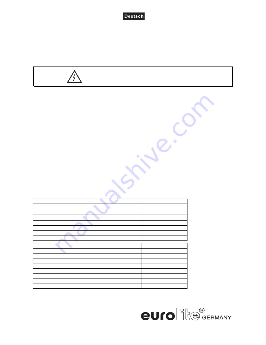 EuroLite PAR-46 CDM-70 E-27 Spot User Manual Download Page 10