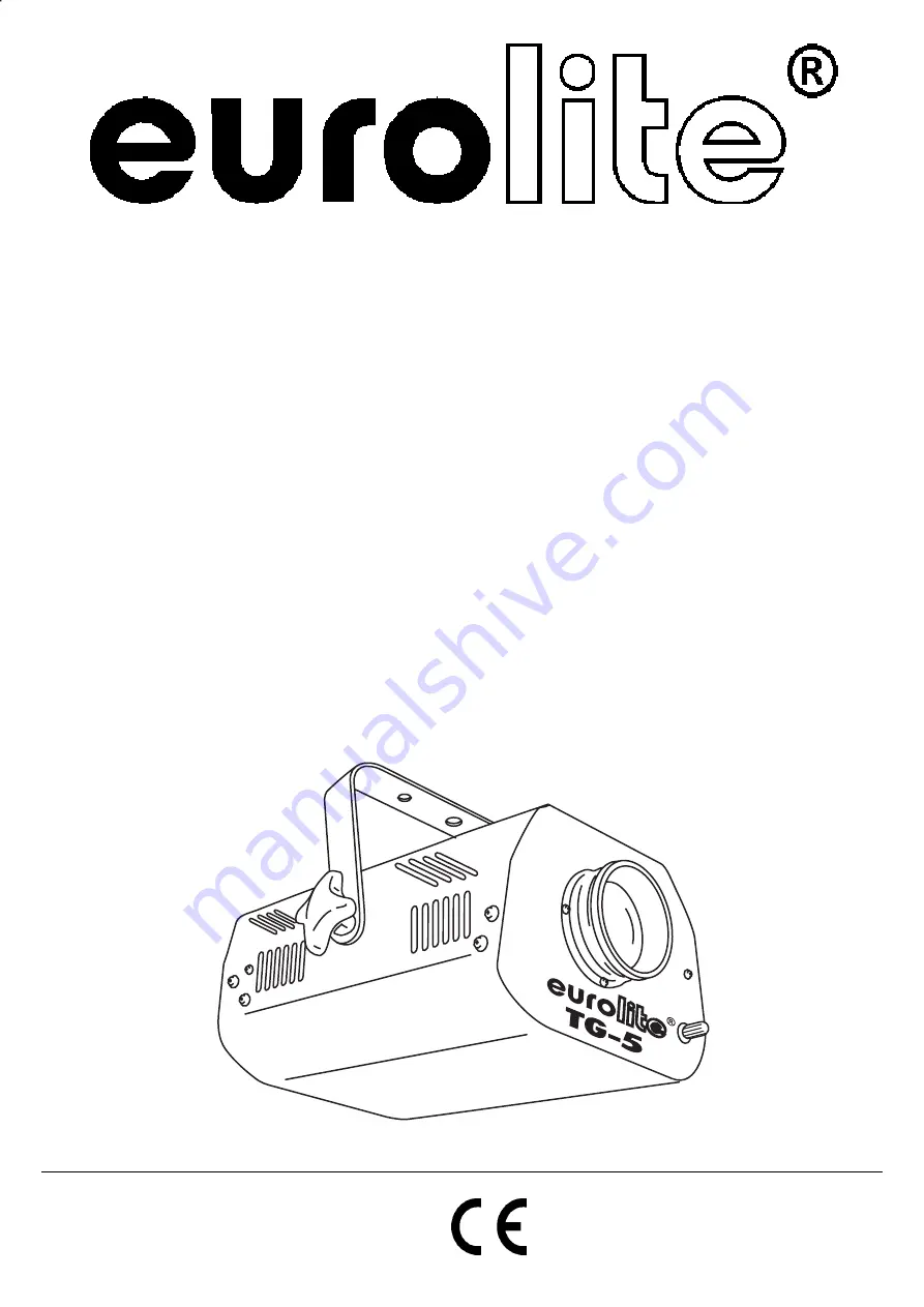 EuroLite TG-5 User Manual Download Page 1