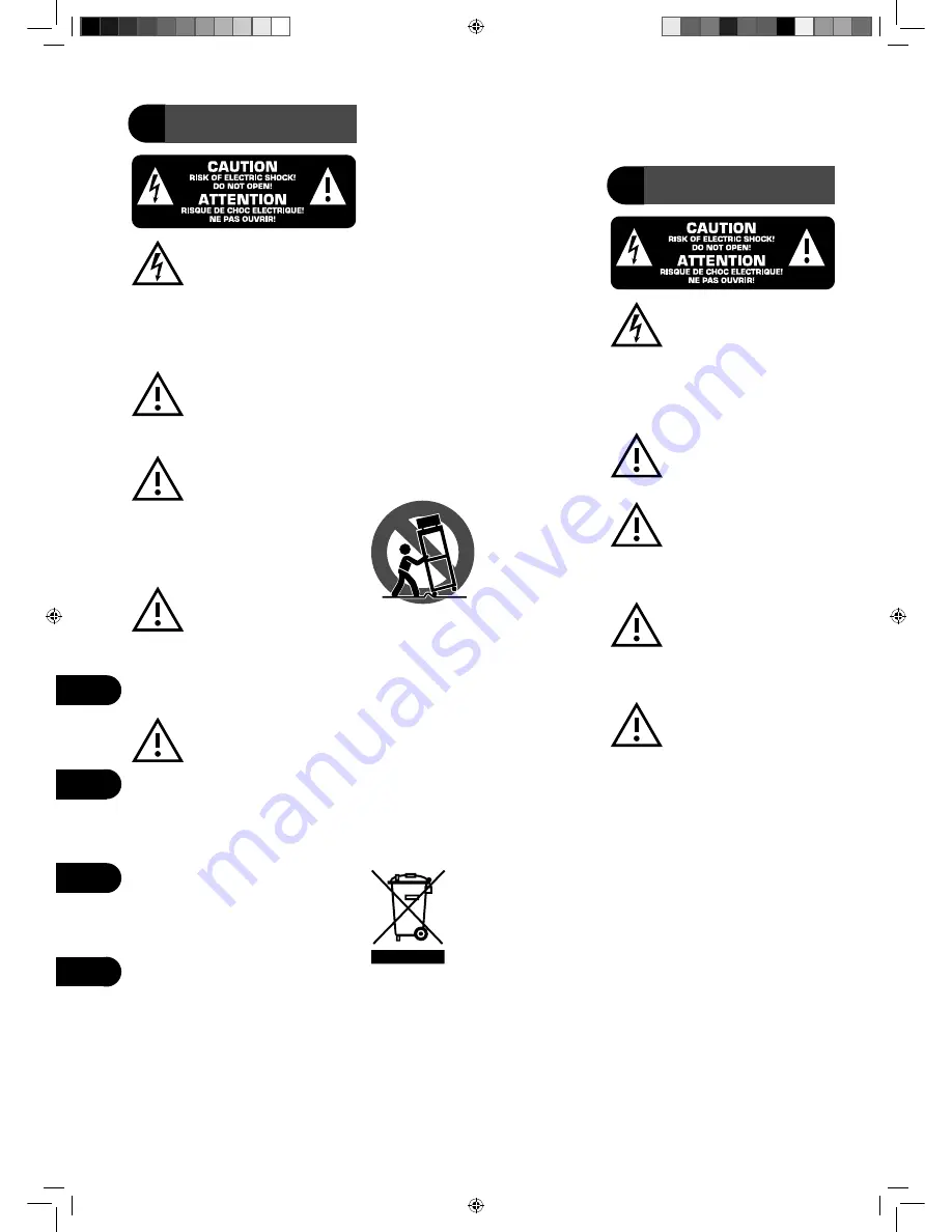 EUROLIVE B312D Operating Instructions Manual Download Page 6