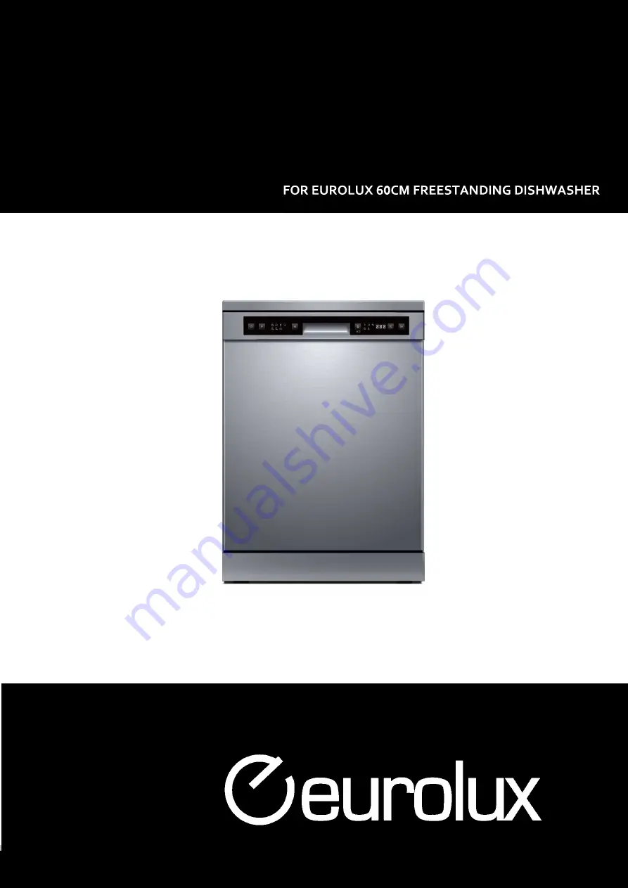 Eurolux EDW612X Installation, Operation & Maintenance Instructions Manual Download Page 1