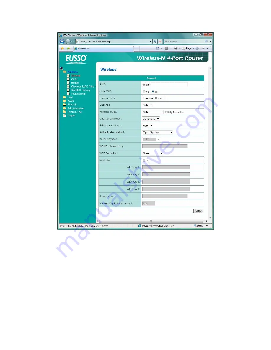 Eusso UGL2430-RTH User Manual Download Page 24