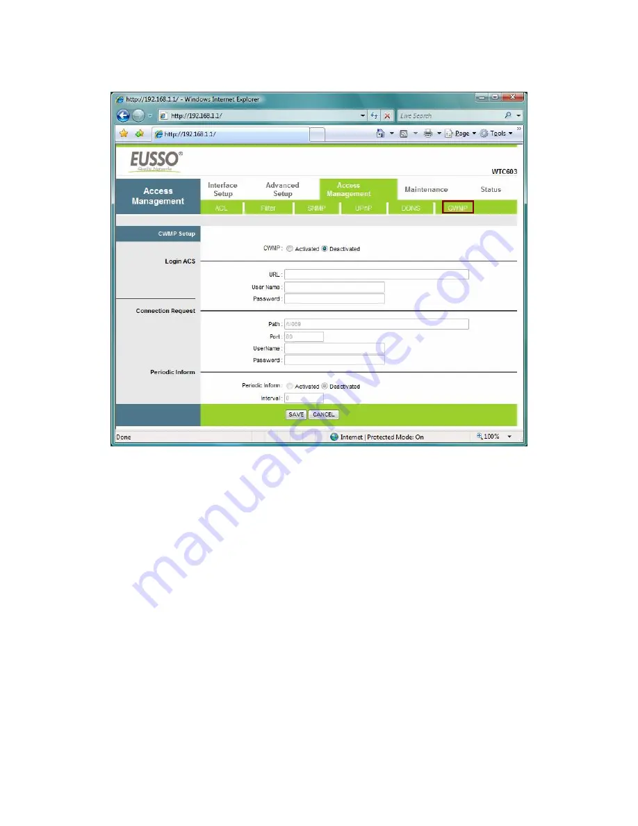 Eusso Wireless ADSL2+ 4-Port Router User Manual Download Page 61