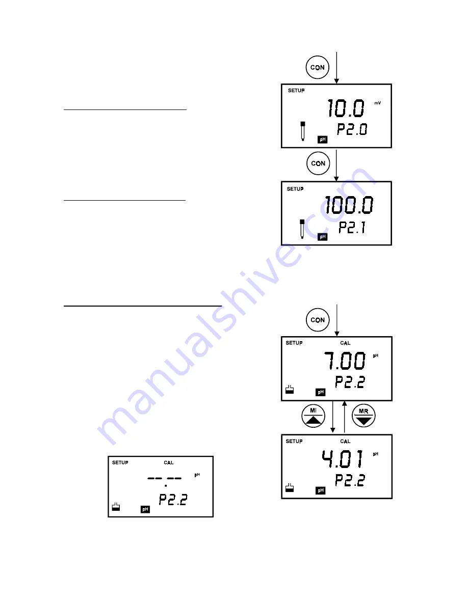 EUTECH INSTRUMENTS CyberScan pH 10 Instruction Manual Download Page 34