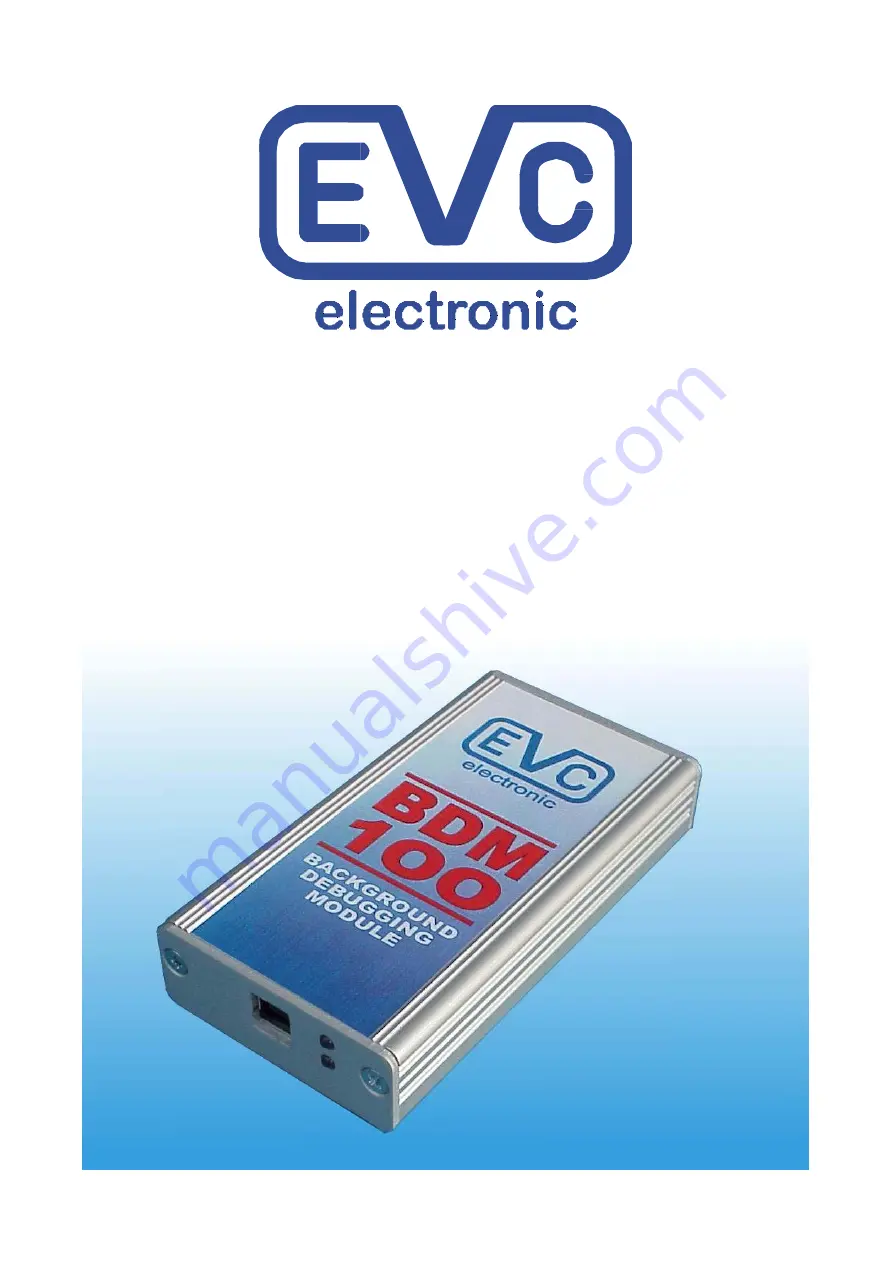 EVC BDM100 Manual Download Page 1