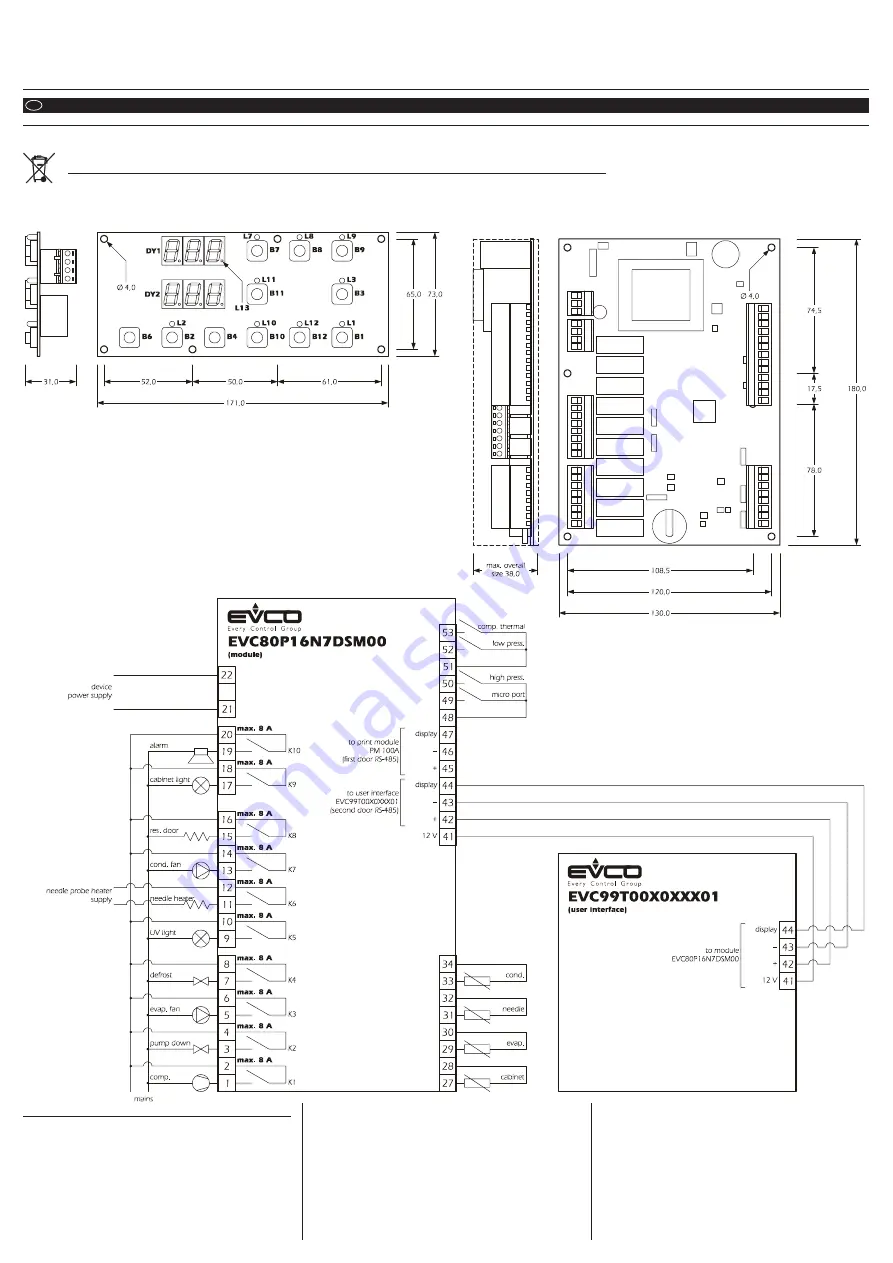 Evco EVC80P16N7DSM00 Скачать руководство пользователя страница 1