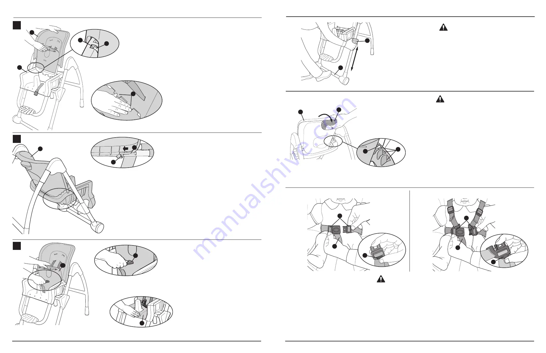 Evenflo Snugli High Chair Instructions Manual Download Page 9