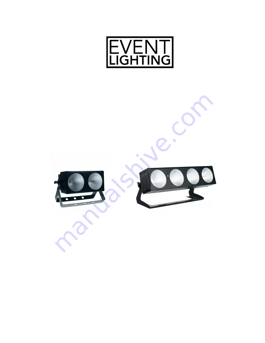 Event Lighting PAN2x1x30 Скачать руководство пользователя страница 1