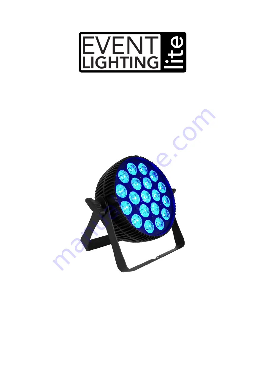 Event Lighting PAR19X12L User Manual Download Page 1