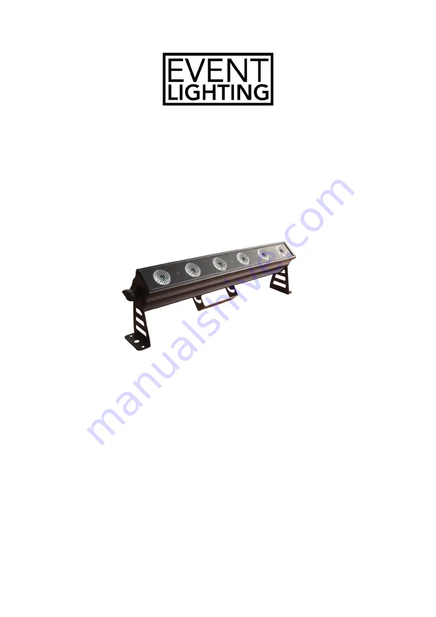 Event Lighting PIXBAR6x12 User Manual Download Page 1