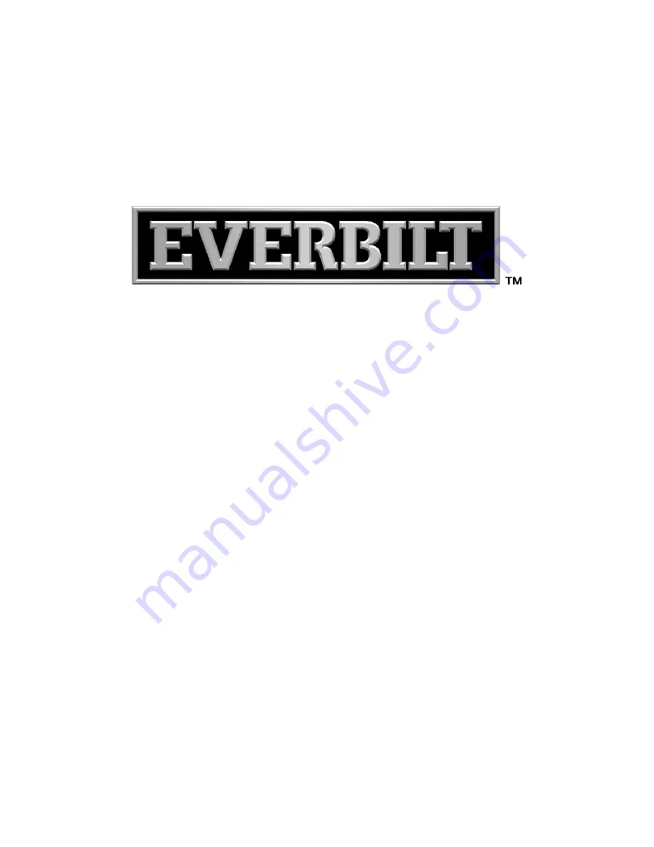 Everbilt 1004181632 Use And Care Manual Download Page 10