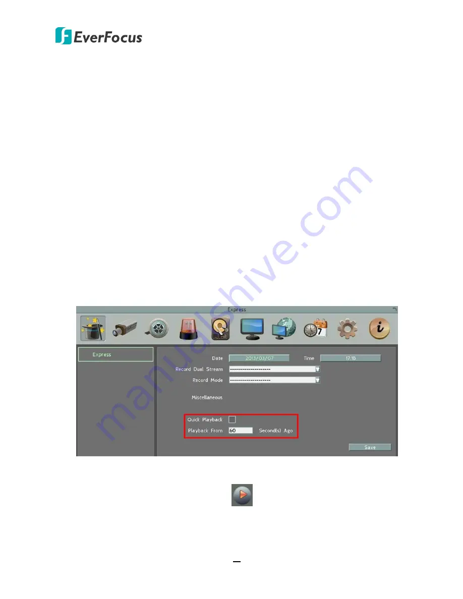 EverFocus ECOR FHD 16F User Manual Download Page 57