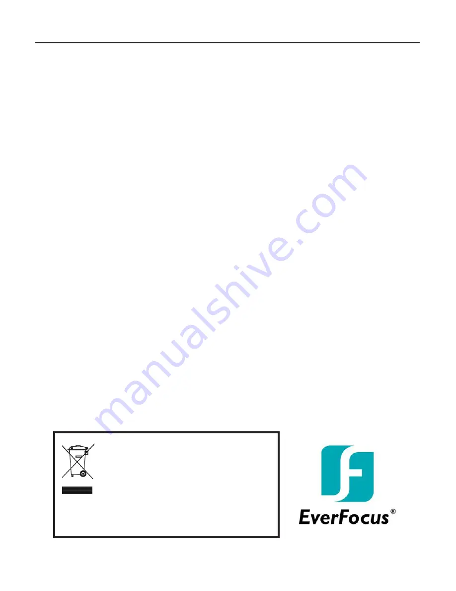 EverFocus EZ-PLATE-CAM Installation & Operation Manual Download Page 16