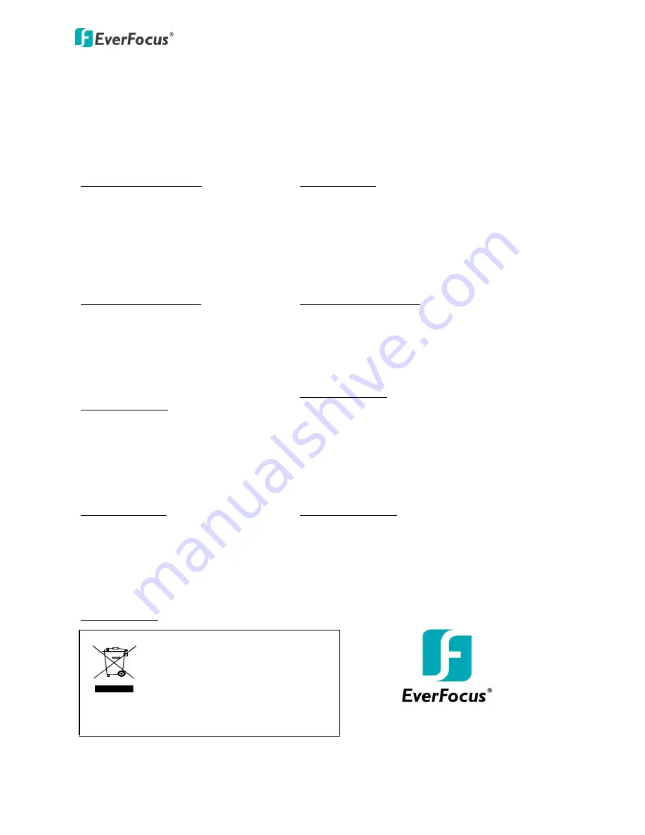 EverFocus EZH5102 User Manual Download Page 22