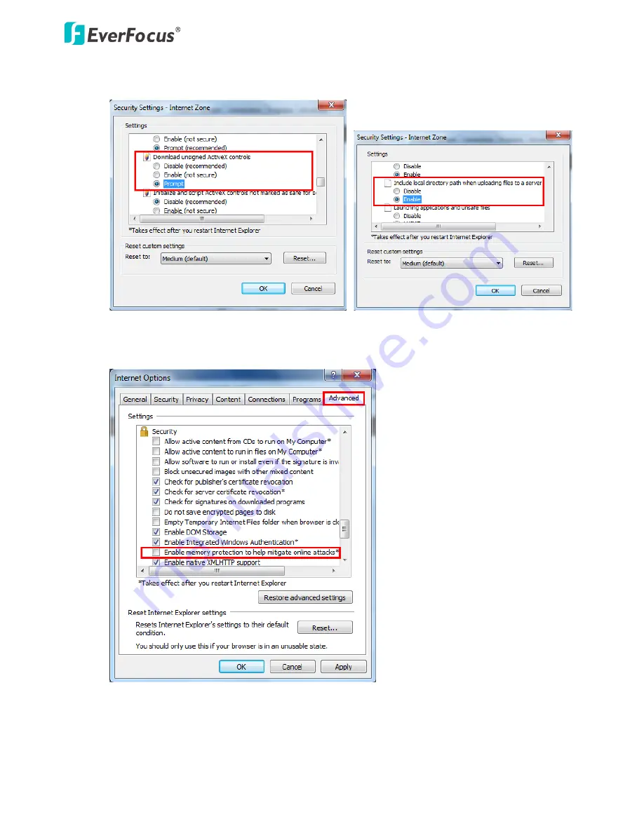 EverFocus EZN1160 User Manual Download Page 20