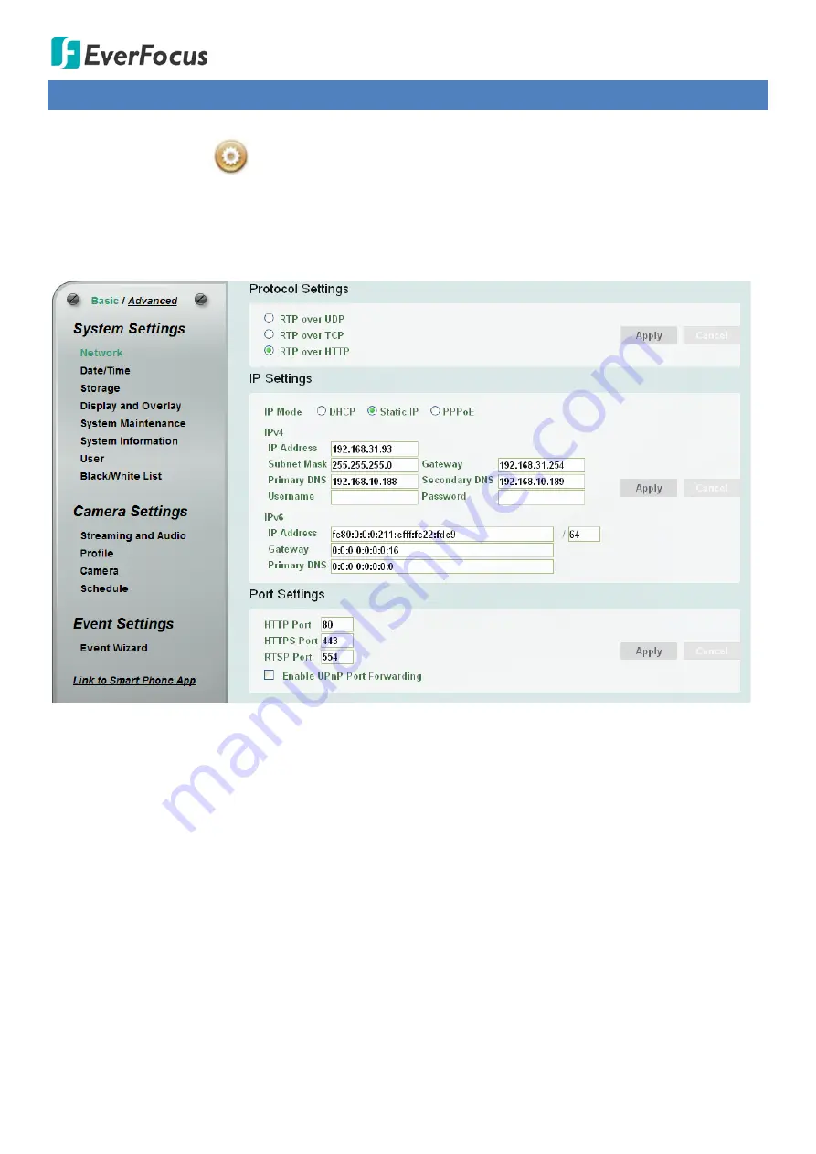 EverFocus POLESTAR EHN7221 User Manual Download Page 37