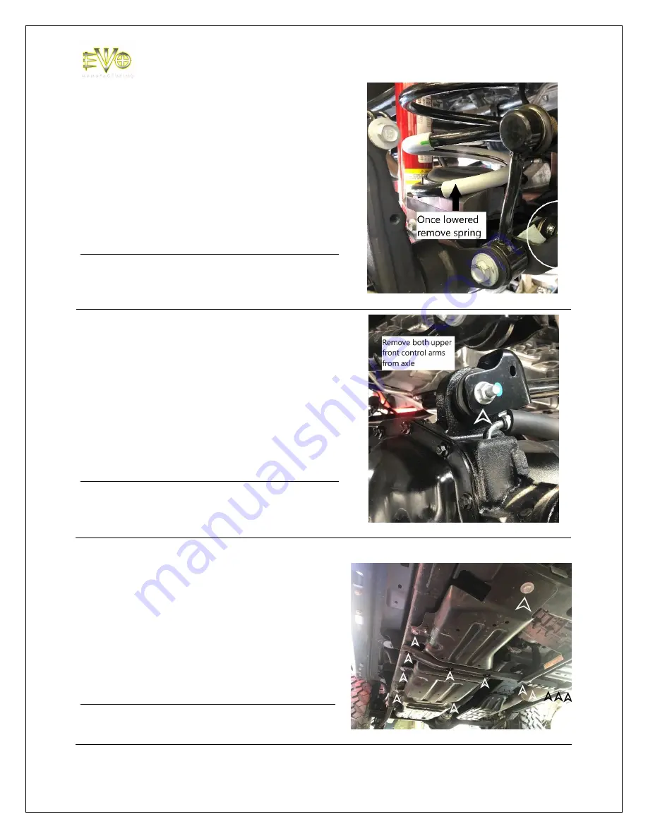 EVO Manufacturing EVO-3010 Instruction Manual Download Page 9