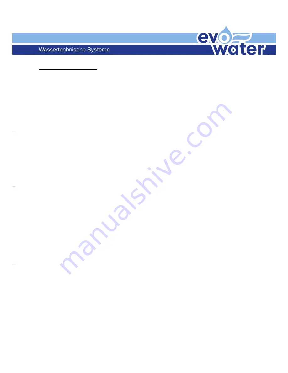 Evo-water soft duomatik 2 Installation Manual Download Page 2