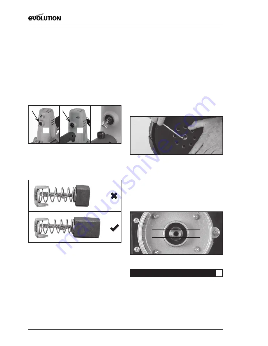 Evolution EB225DWSHH Instruction Manual Download Page 16