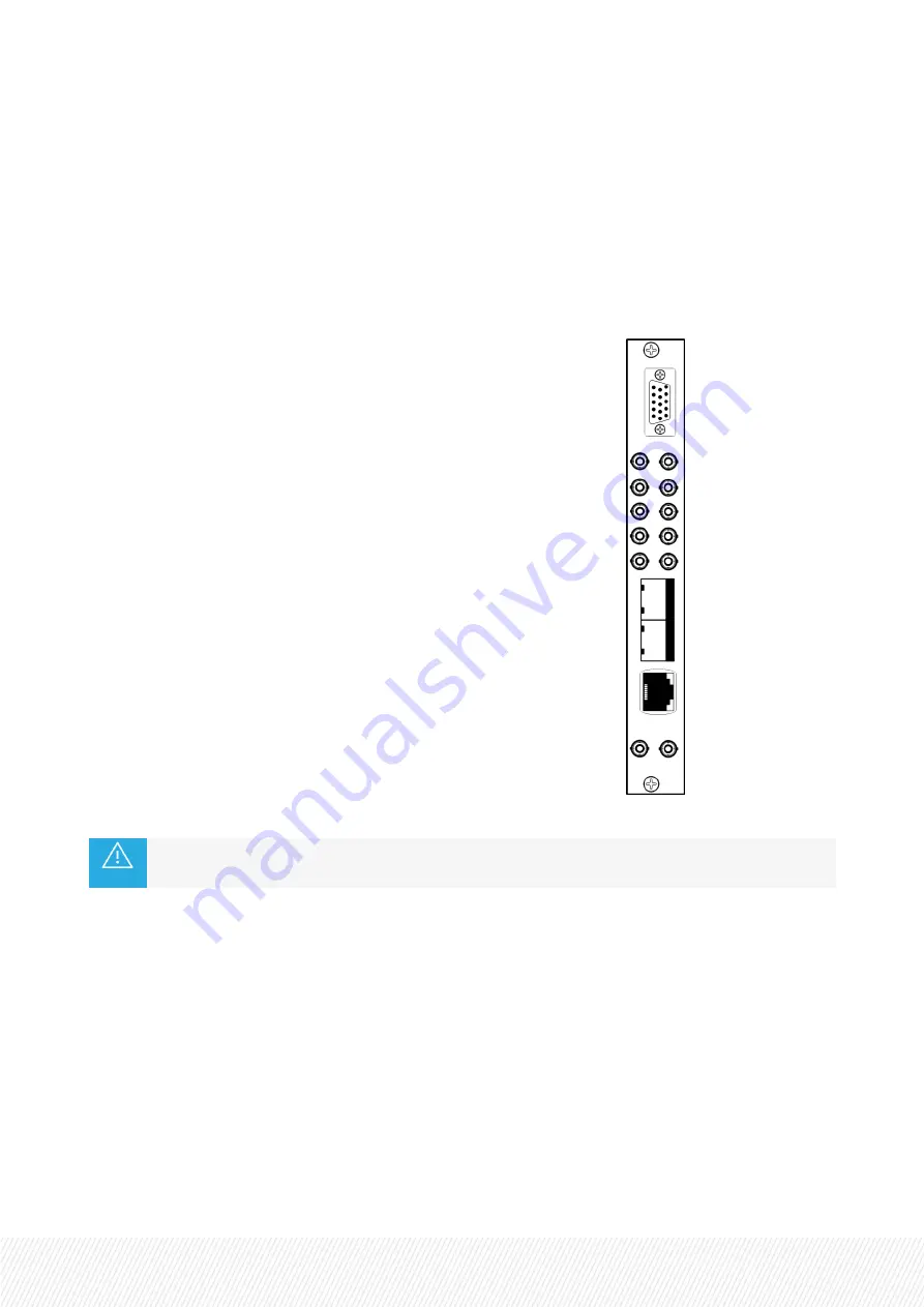 EVS Synapse UXU500 Installation And Operation Manual Download Page 51