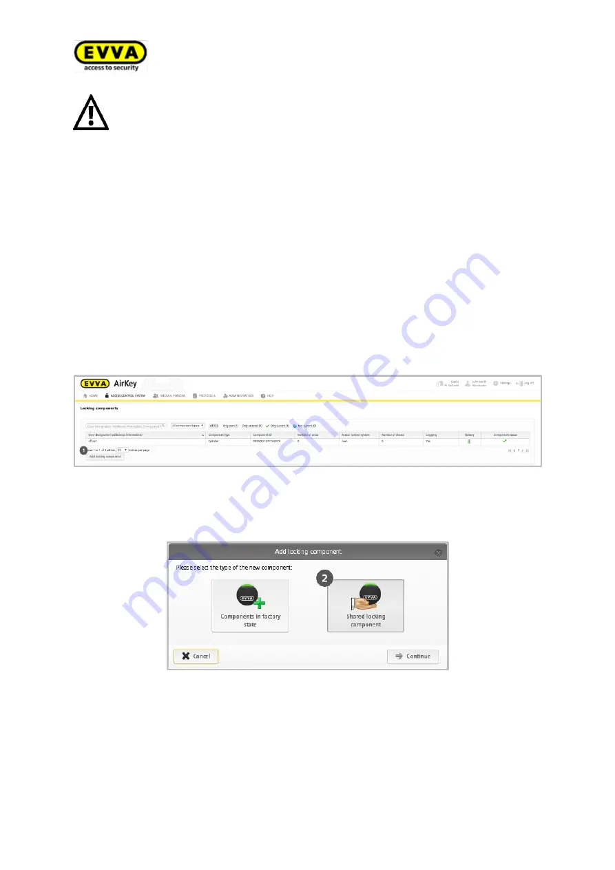 EVVA AirKey System Manual Download Page 193