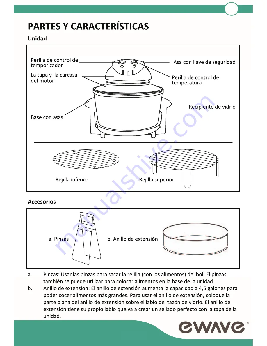 Ewave EWGC12W3 Instruction Manual Download Page 27