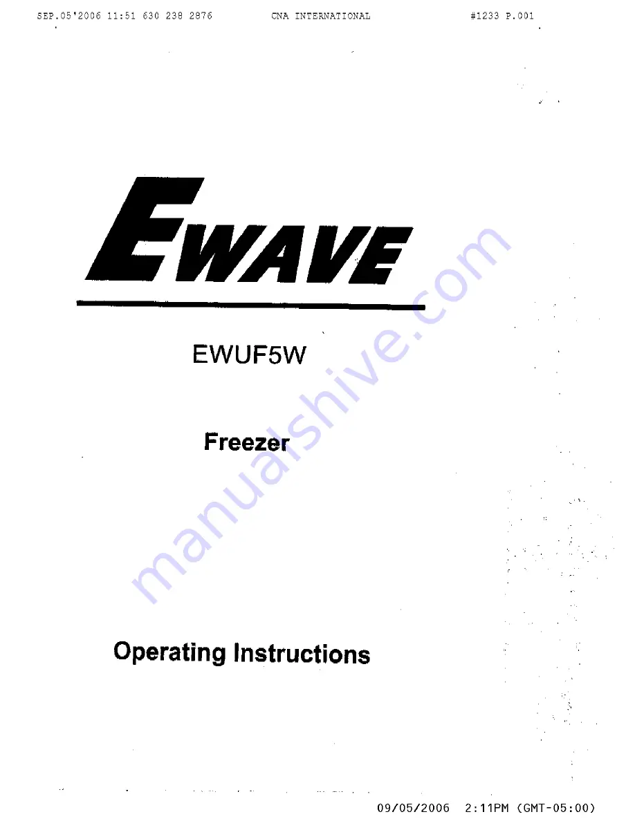 Ewave EWUF5W Скачать руководство пользователя страница 1