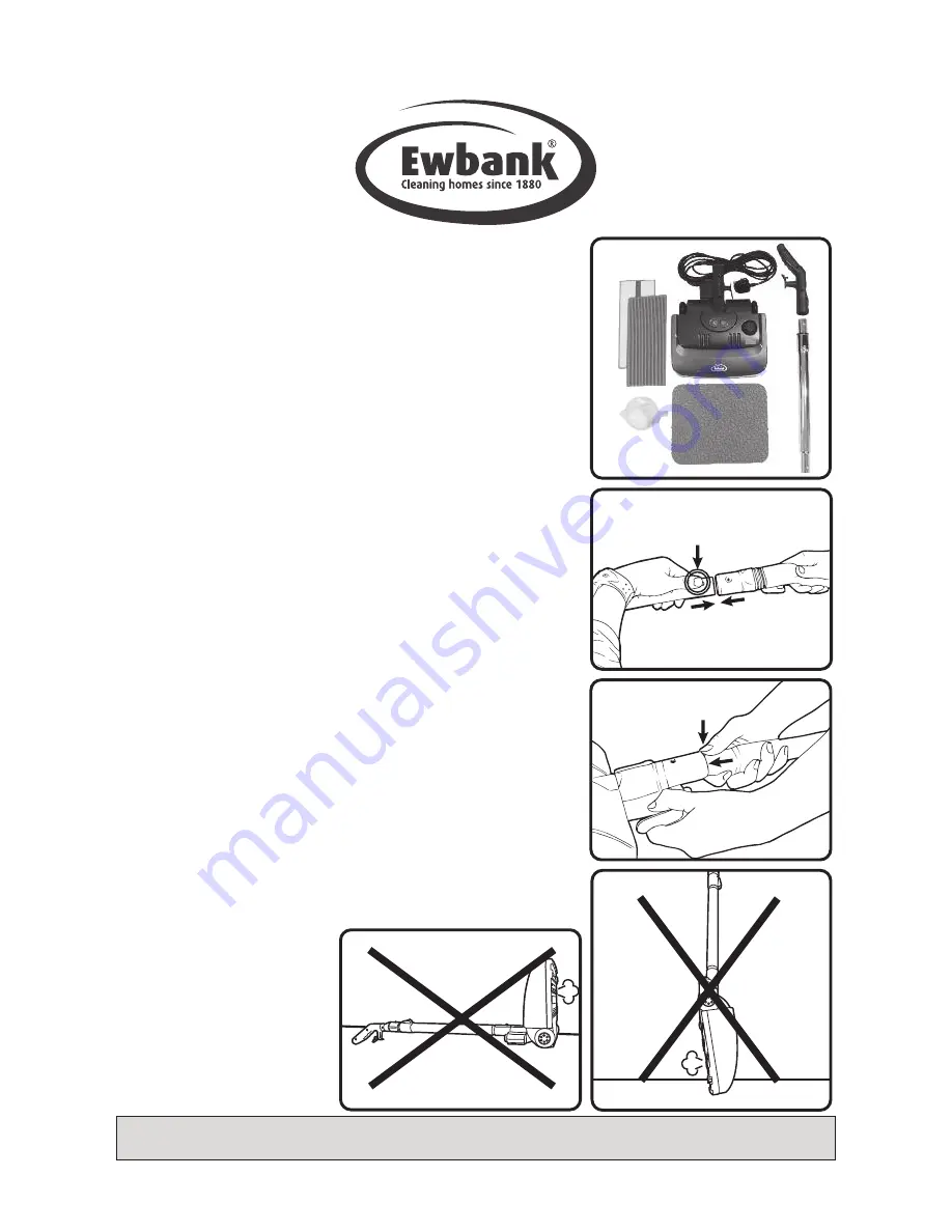 Ewbank SM600 Care And Use Instructions Download Page 2