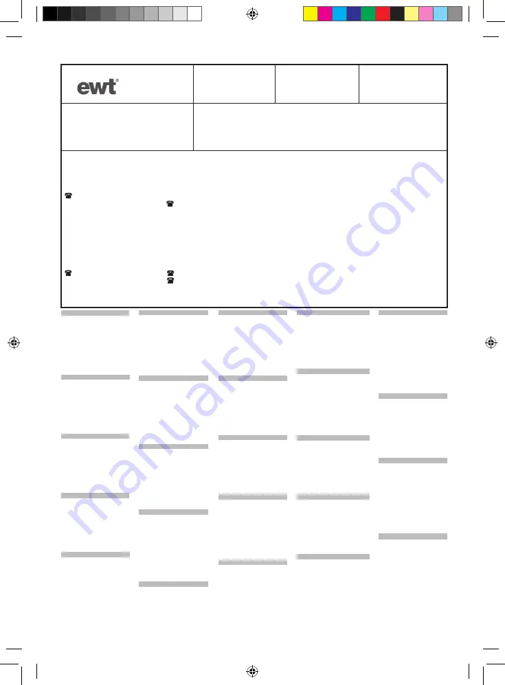 EWT RB2M Manual Download Page 39