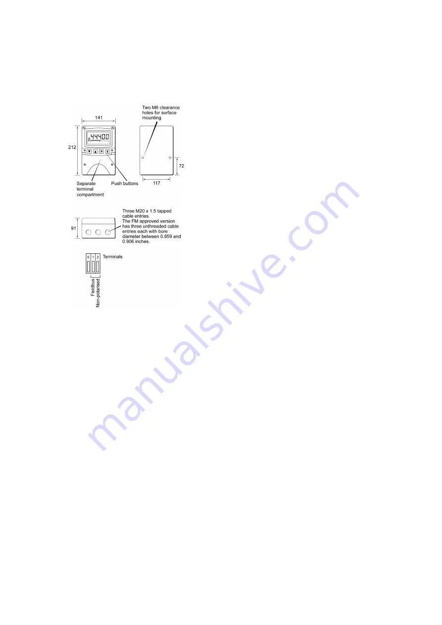 Ex-baltic BA444DF-P PROFIBUS PA Instructions Manual Download Page 6