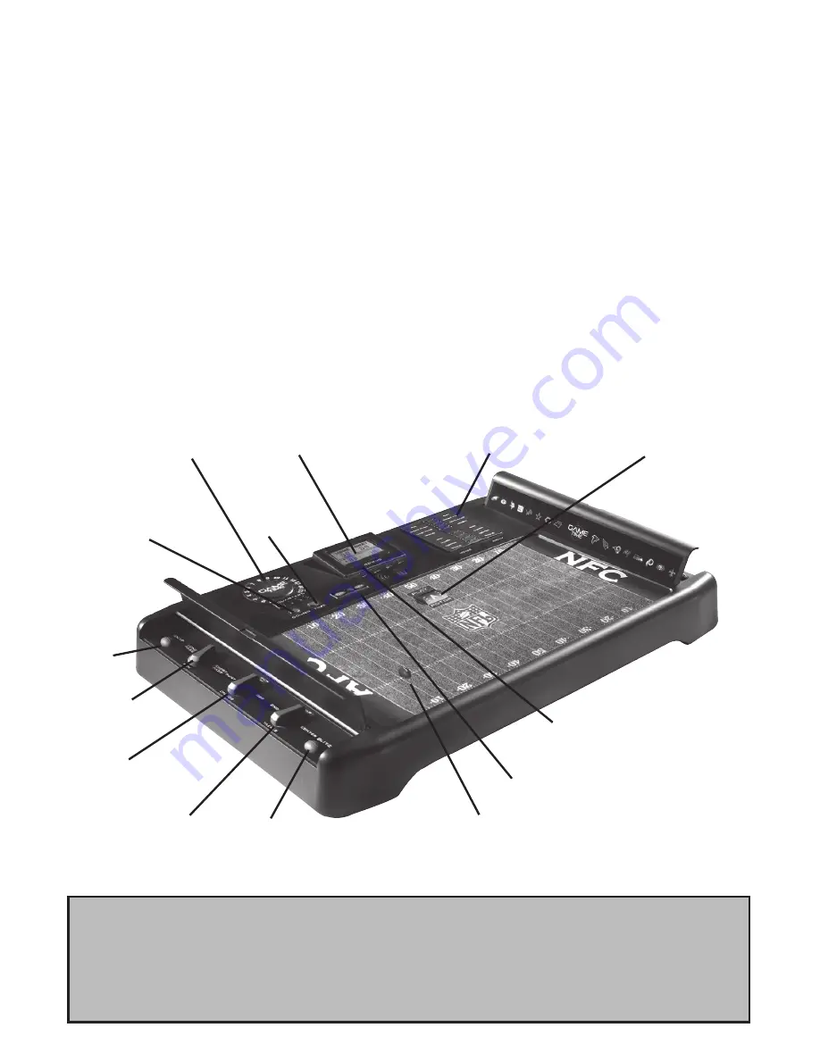 Excalibur NFL Game Time NF-06 User Manual Download Page 2