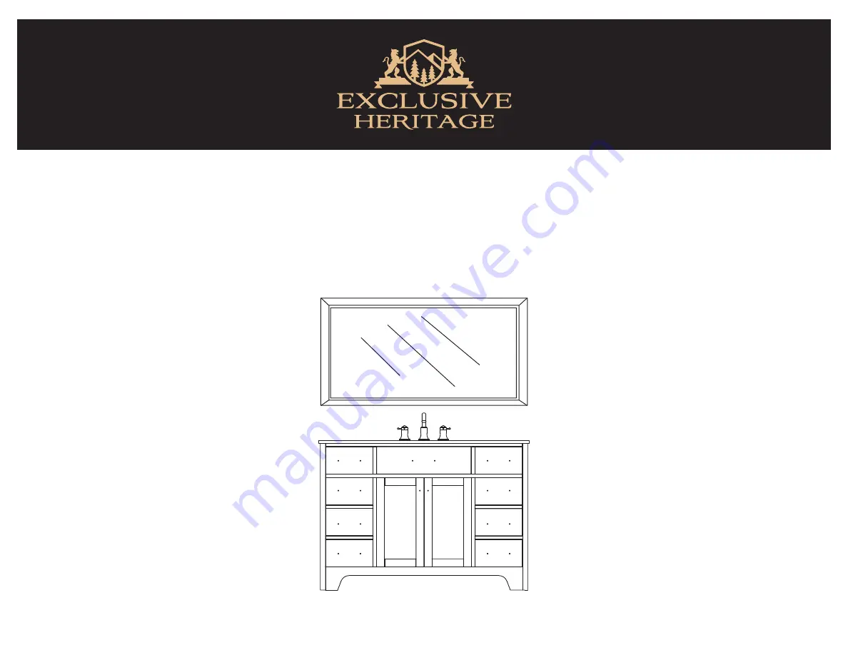 Exclusive Heritage CL-10048S-WM Installation Manual Download Page 1