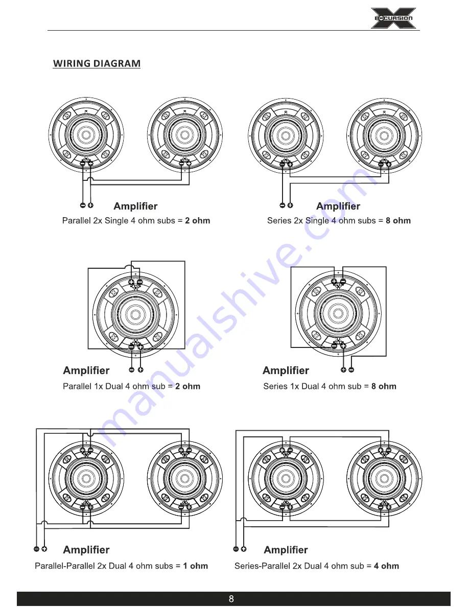 EXCURSION SX-10D4 Owner'S Manual Download Page 9