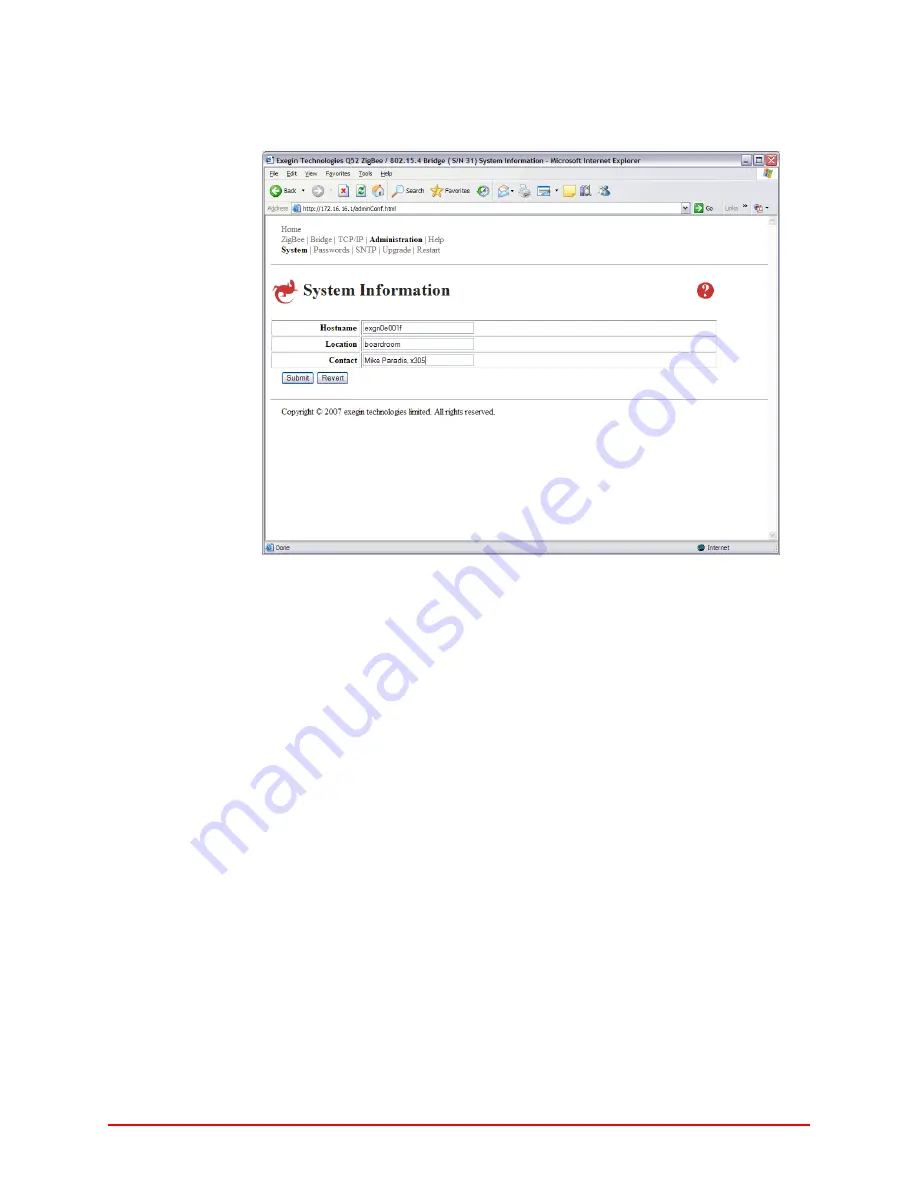 Exegin Q53 Installation And Configuration Manual Download Page 48