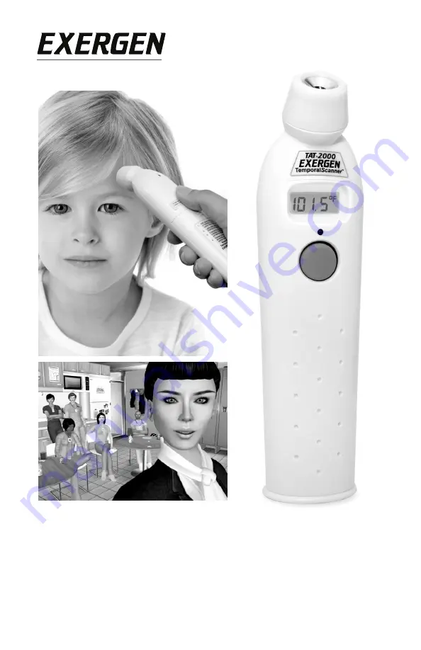 Exergen TemporalScanner TAT-2000 Series Скачать руководство пользователя страница 1