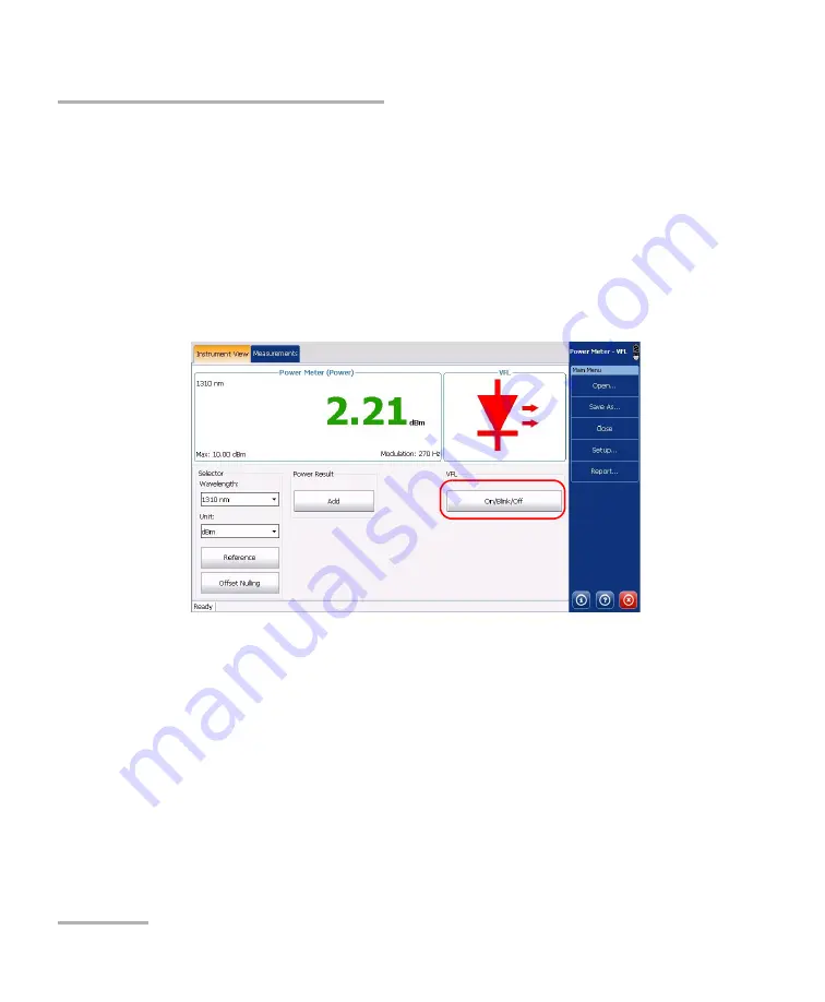 EXFO VFL User Manual Download Page 28