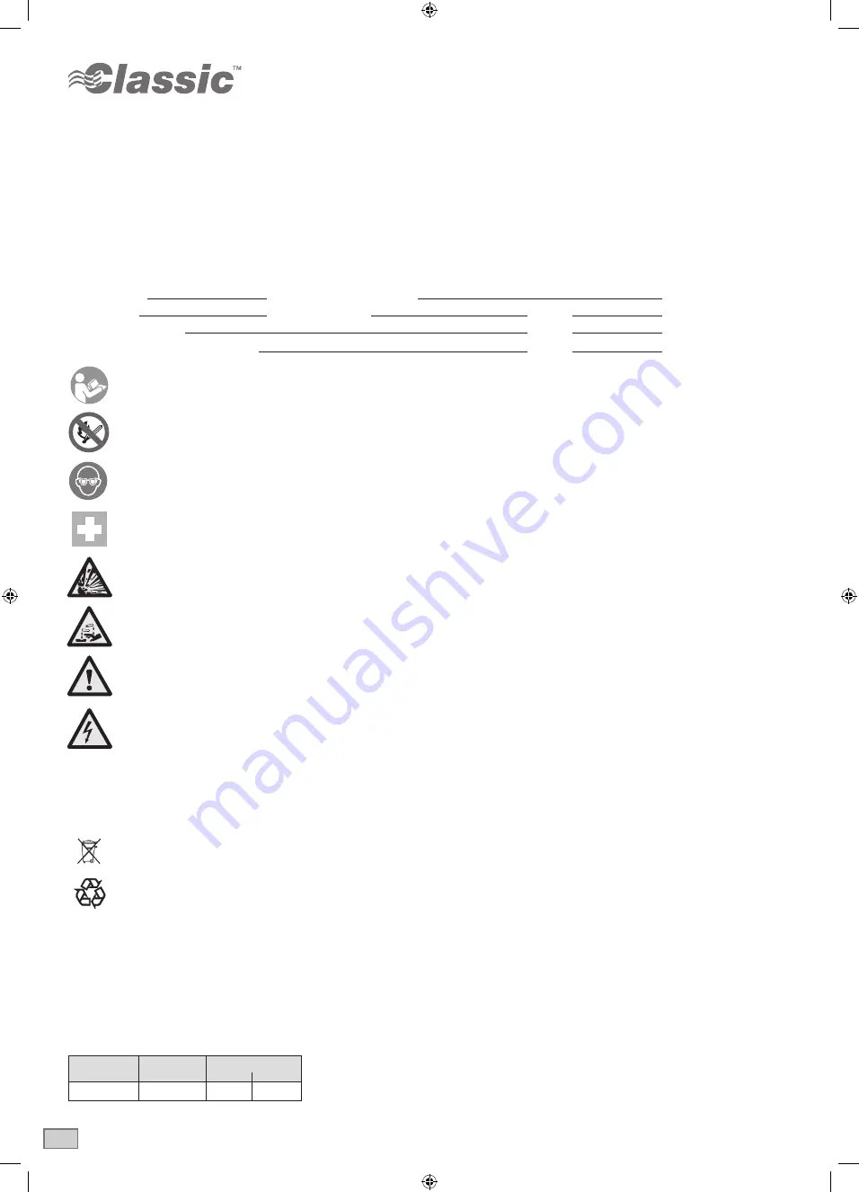 Exide 8011205 Instructions For Use Manual Download Page 20