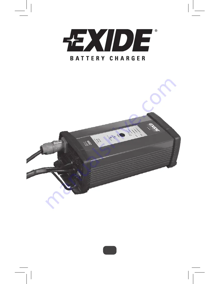 Exide WSC 720 Скачать руководство пользователя страница 1